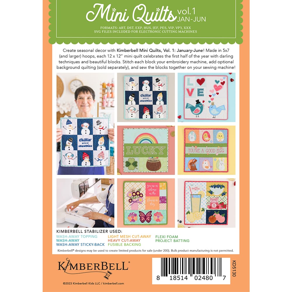 Kimberbell CD Mini Quilts, Vol. 1: January-June - Image 10