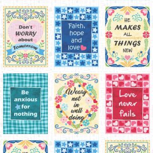 Upwords Endless Panel by Kimberly Einmo for Benartex