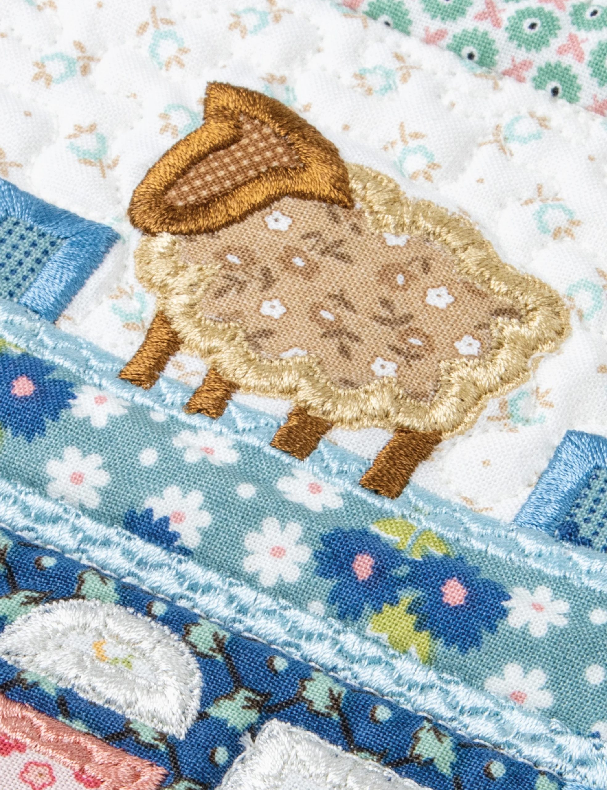 Home Town Quilt by Lori Holt of Bee in my Bonnet Embroidery Quilt - Image 2