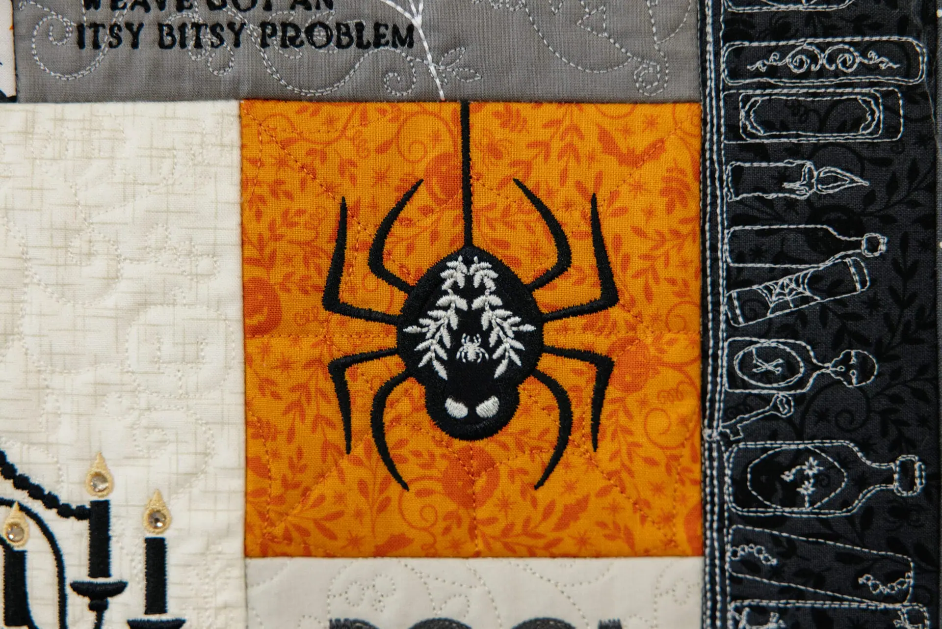 Kimberbell Pumpkins & Potions Ladder Quilt - Image 4