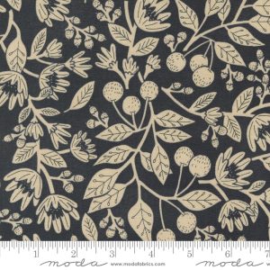 Bloom and Grow Full Bloom Florals Black by Kathy Schmitz for Moda
