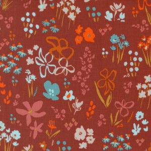 Things Above Scattered Seeds Florals Paved Brick by Fancy That Design House for Moda