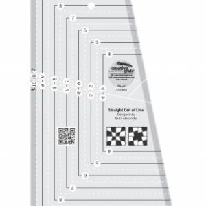 Creative Grids Straight Out Of Line 6in x 10in Quilt Ruler