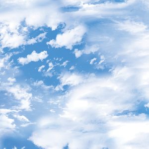 Benartex Skies Above Light Blue