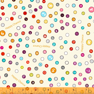 Happy Chance Selvedge Dots by Laura Heine for Windham Fabrics