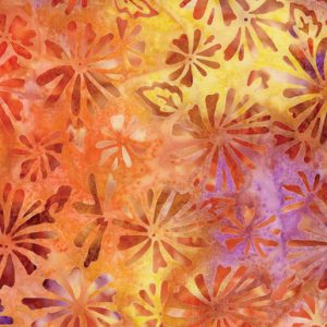 Benartex Batik Bali Palettes Harvest Gerber Dawn