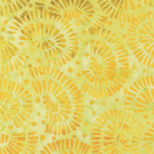 Benartex Batik Bali Palettes Harvest Mosaic Sun
