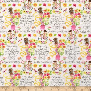 Freespirit Calendar Girls Seize The Day Fabric