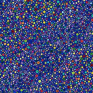 Wilmington Prints Fabrics Essentials Glass Beads Navy Blue