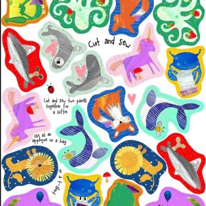 ABC's Of Color-36" Cutouts Panel Multi