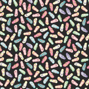 Flip Flop Fun Black Fun In The Sun Collection