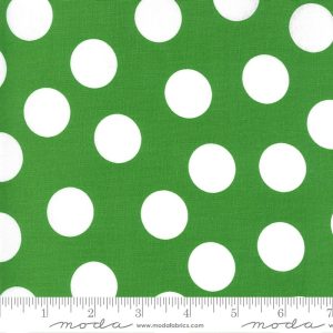 Merry and Bright Giant Dot Evergreen and White