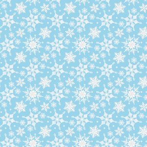 Wonderland Snow Sky Blue Gnome Wonderland Andi Metz Benartex