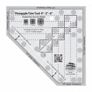 Creative Grids Pineapple Trim Tool Mini Quilt Ruler