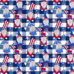 Patriotic Gnomes 18673590 Fabric Priced by the Yard