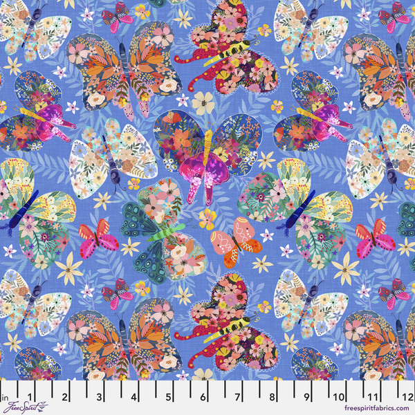 Free Spirit Magic Friends Butterfly Paradise Blue Mia Charro