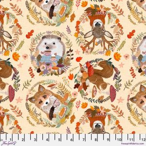 Free Spirit Autumn Friends Autumn Wreaths Cream Mia Charro