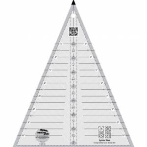 Creative Grids Spider Web Quilt Ruler