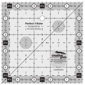 Creative Grids Perfect 5” Square Ruler