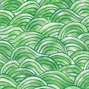 Surfside Green Waves by Freckles & Lollie