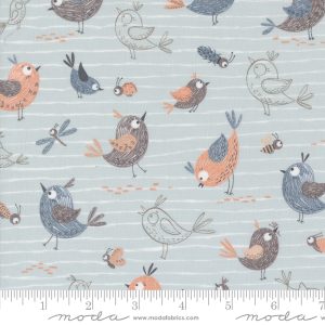 Chirp Friends Sky by Elena Amo for Moda