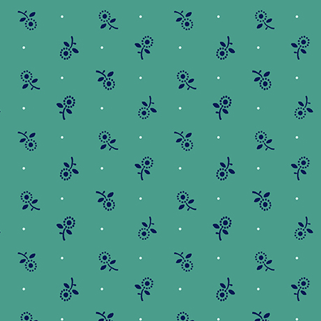 Oxford Revival Ditsy Jade by QT Fabrics