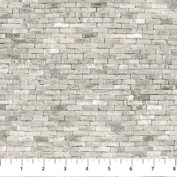 Naturescapes Basics Gray Brick by Deborah Edwards for Northcott