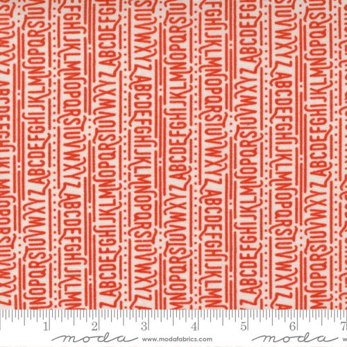 Frankie On the Line Melon by Basic Grey for Moda Fabrics