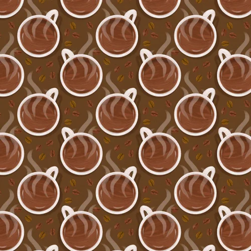 Coffee Talk Coffee Brown by Charla Pettingill for Paintbrush Studio Fabrics