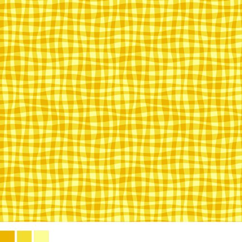 Upwords Floating Yellow by Kimberly Einmo for Benartex