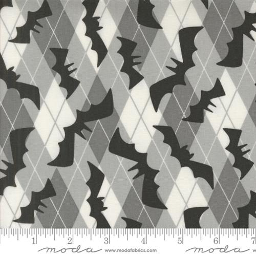 Fab Boo Lous Going Batty Novelty Bats Plaid Shadow by Me and My Sister Designs for Moda