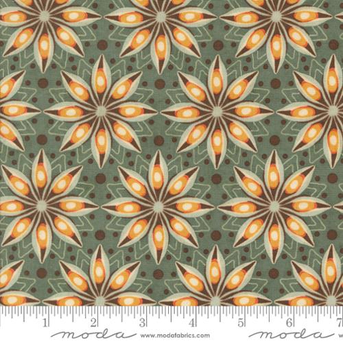 Acorn Hollow Spiced Florals Eucalyptus by BasicGrey for Moda