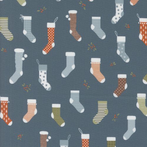 Purrfect Christmas Sweet Stockings Christmas Stockings Juniper by Elena Amo for Moda