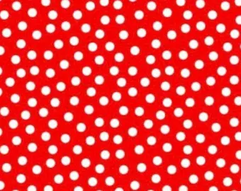 Essentials Dots Red and White for Wilmington Prints