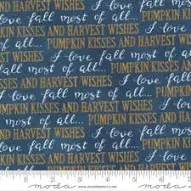 Harvest Wishes Fall Words Night Sky by Deb Strain for Today
