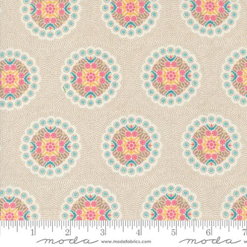 Sunday Brunch Crepe Geometrics Blender Medallion Spritzer by Basic Grey  for Moda