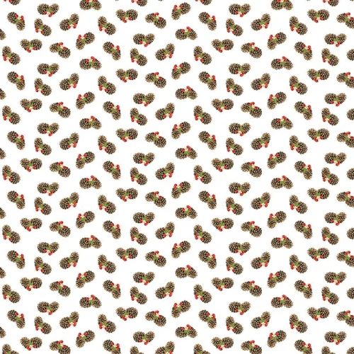 Snowman’s Dream Tossed Pinecones by Studio E