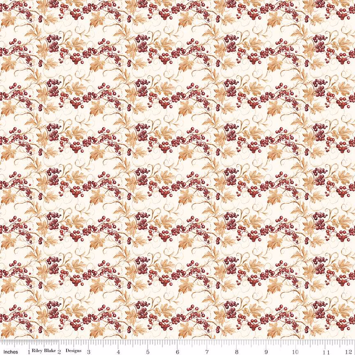 Evening on the Prairie Berries Cream by Modern Prairie for Riley Blake
