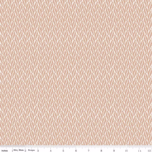 Evening on the Prairie Geo Leaves Beige by Modern Prairie for Riley Blake