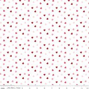 Sew In Love Hearts White by Dani Mogstad for Riley Blake Designs