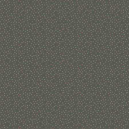Country Confetti Forever In My Heart Dots Gray by Poppie Cotton