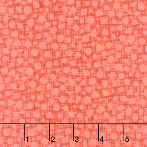 Hash Dot Papaya by Michael Miller Fabrics