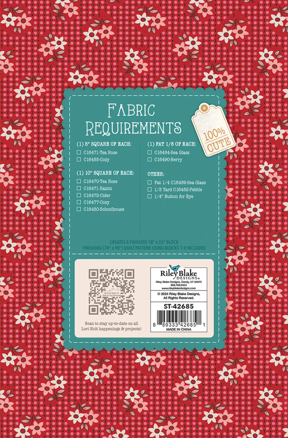Lori Holt Gentler Times Quilt Seeds #5 - Image 2