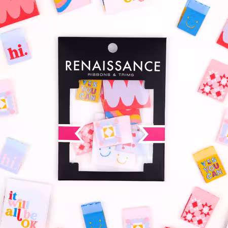 Playful Woven Label Pack from Renaissance Ribbons Inc