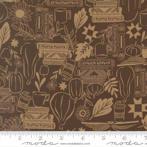 Windfall Cozy Up Fall Coffee by Fancy That Design House for Moda