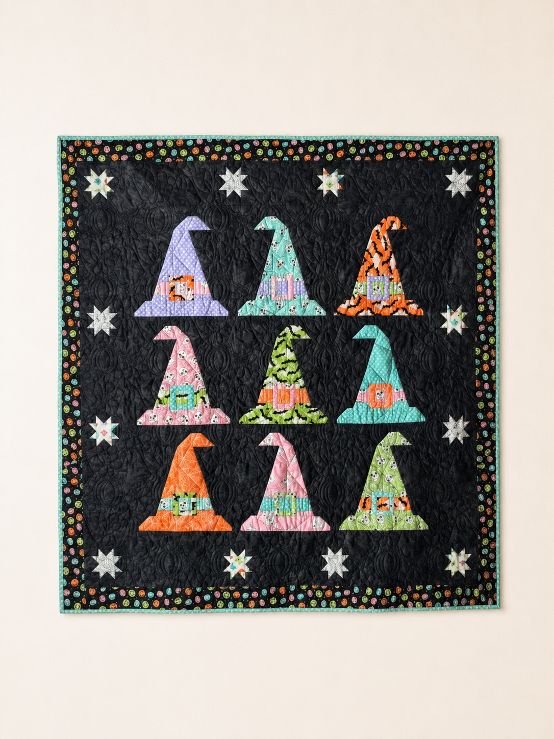 BeWitched Halloween Quilt Kit featuring Fab Boo Lous - Image 3
