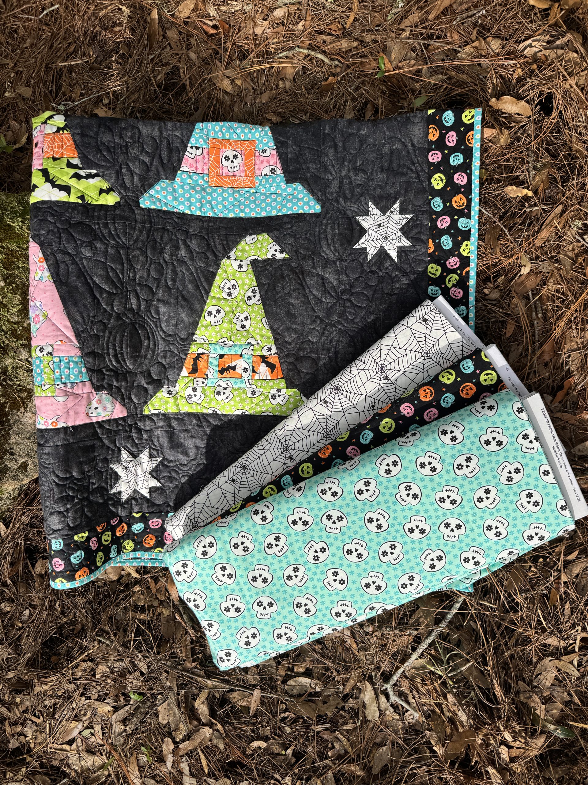 BeWitched Halloween Quilt Kit featuring Fab Boo Lous - Image 2