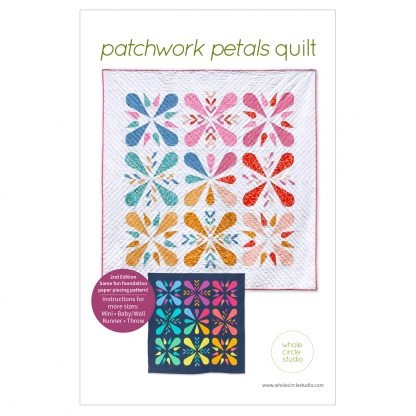Patchwork Petals Quilt by Whole Circle Studio