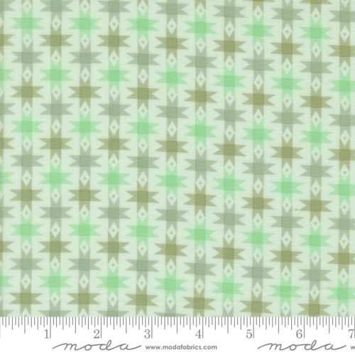 Popcorn Ribbon Stars Blenders Aqua by Elizabeth Hartman for Moda PREORDER-Nov 2026