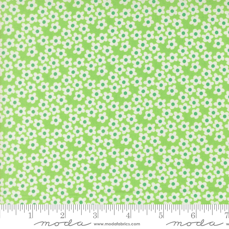 Popcorn Flowers Small Mint by Elizabeth Hartman for Moda PREORDER-Nov 2026